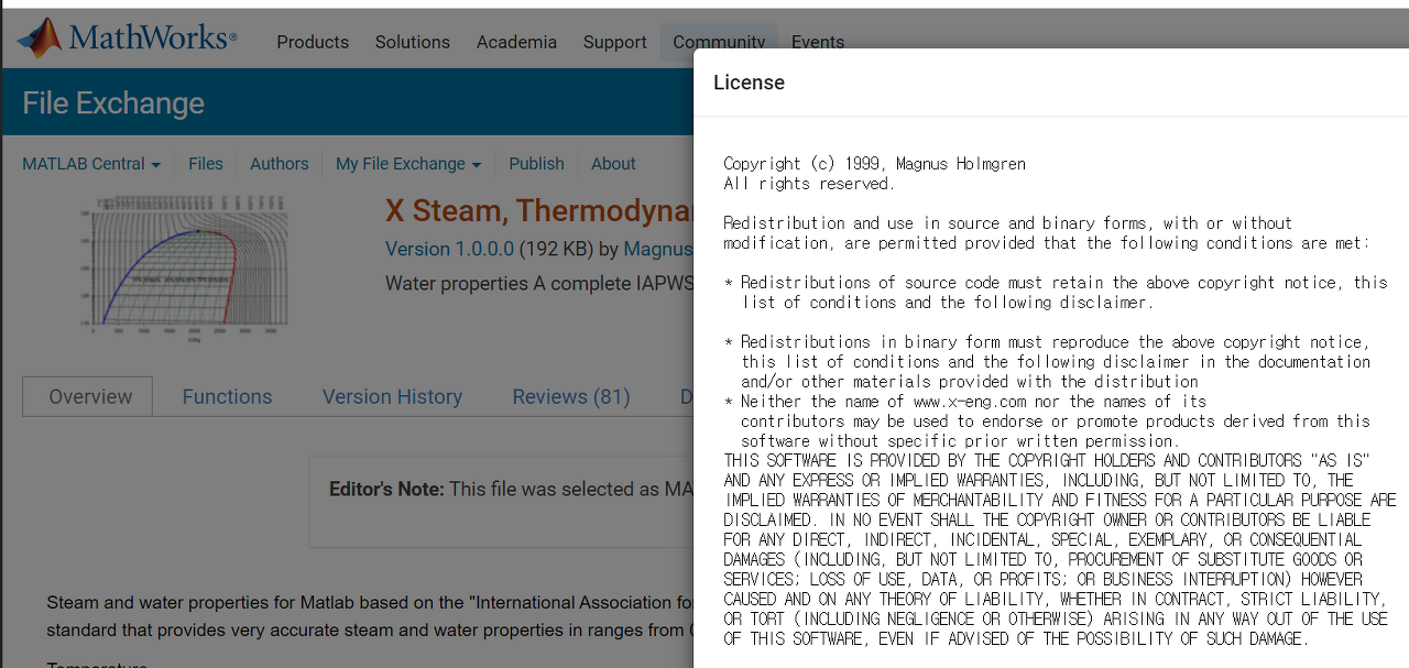 LicenseOfXsteam, BSD3 License